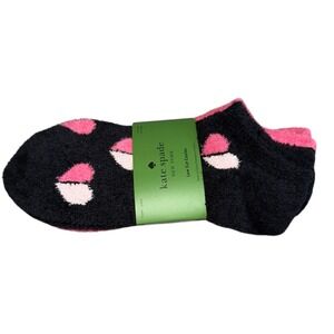 Kate Spade Valentines Low Cut Cozie 3 Pack Novelty Sock Set New